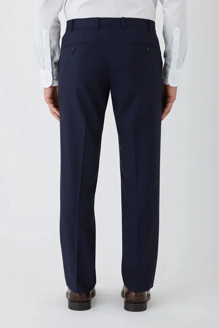 Cambridge - Pure Wool Interceptor Suit Pant - Navy