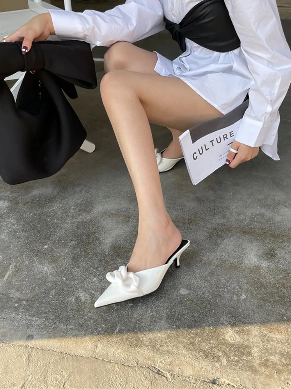 CANDY Pointed Toe Slides