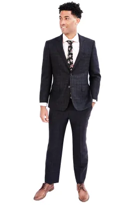 Charcoal Check Suit