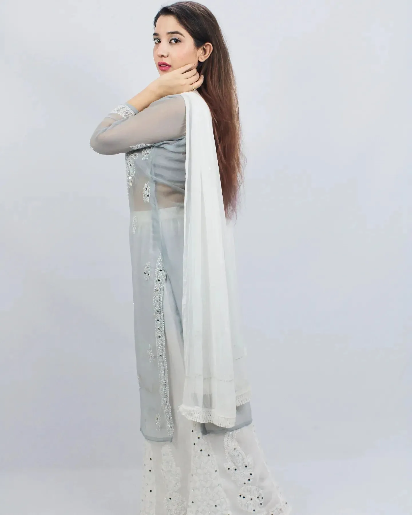 Chikankari Hand Embroidered Suits,