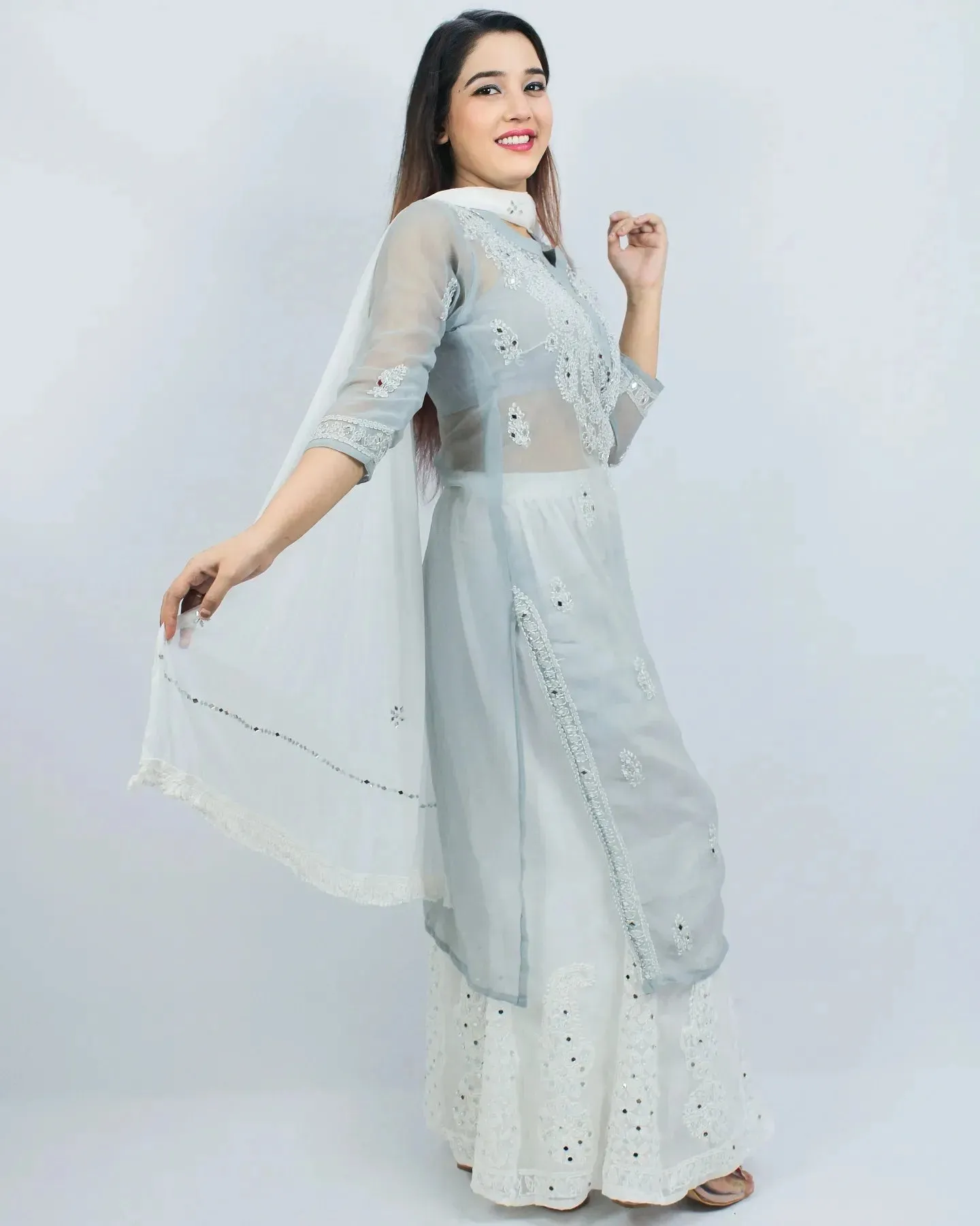 Chikankari Hand Embroidered Suits,