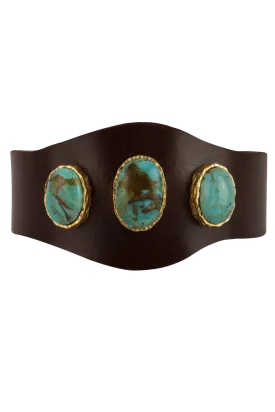 Christina Greene Earthy Leather Cuff