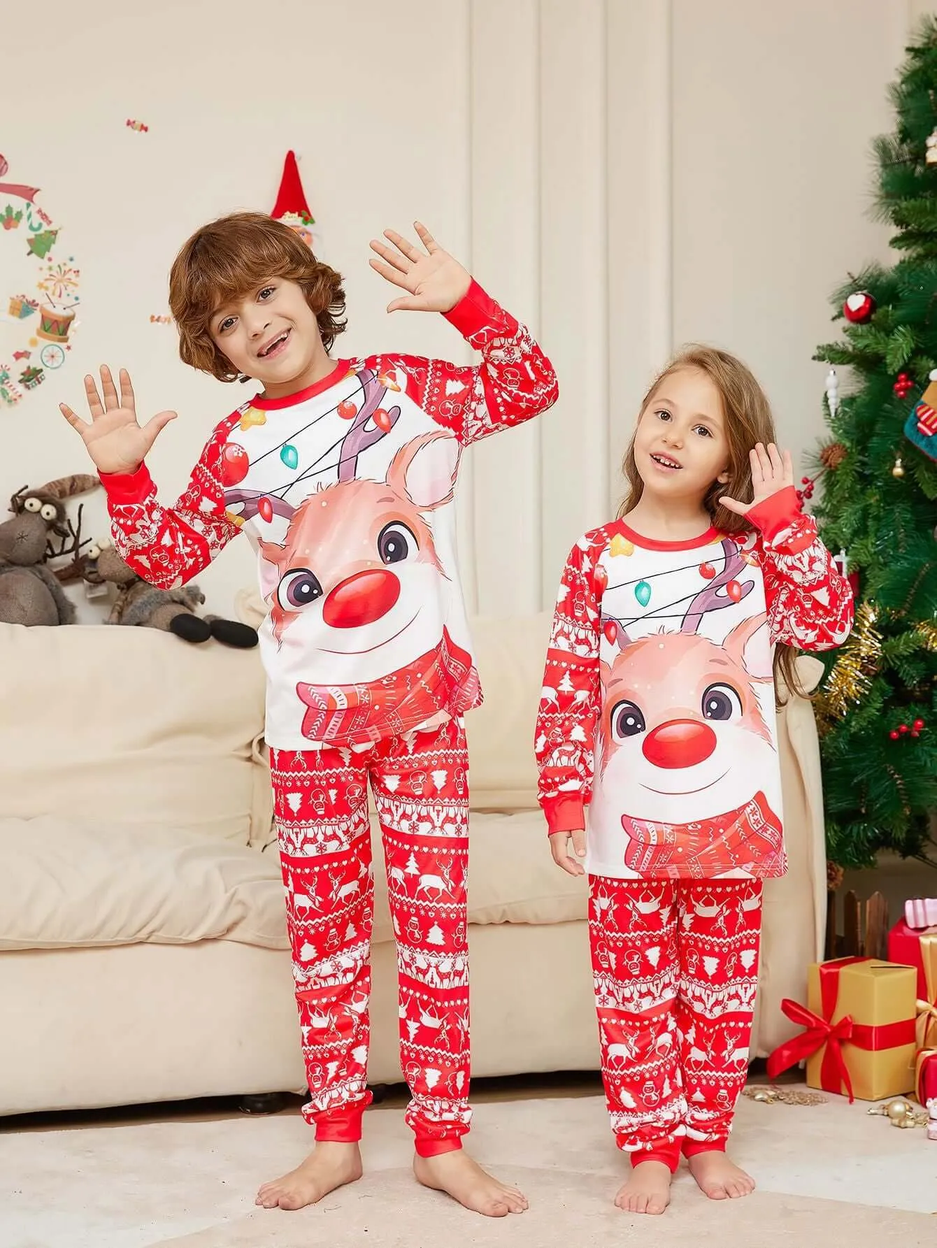 Christmas Parent-child Homewear Clothes