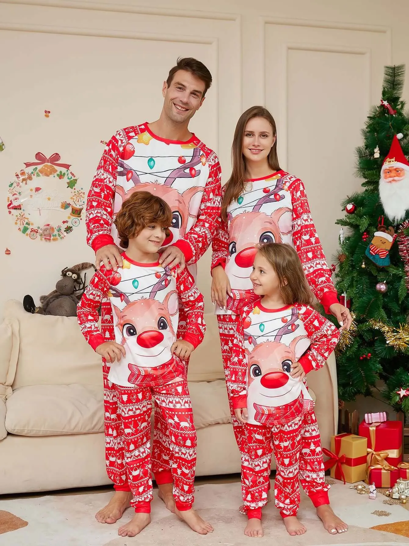 Christmas Parent-child Homewear Clothes