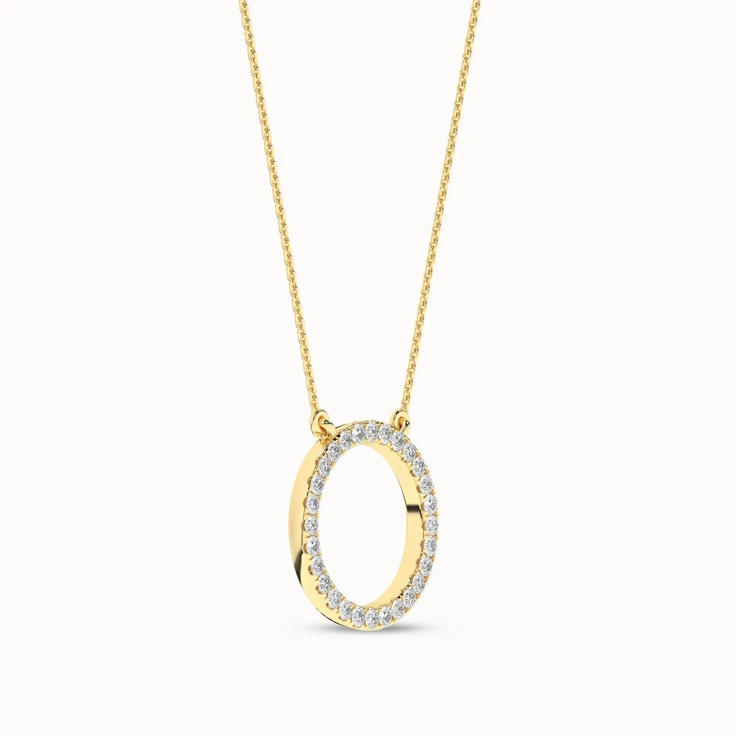 Circular Silhouette Necklace