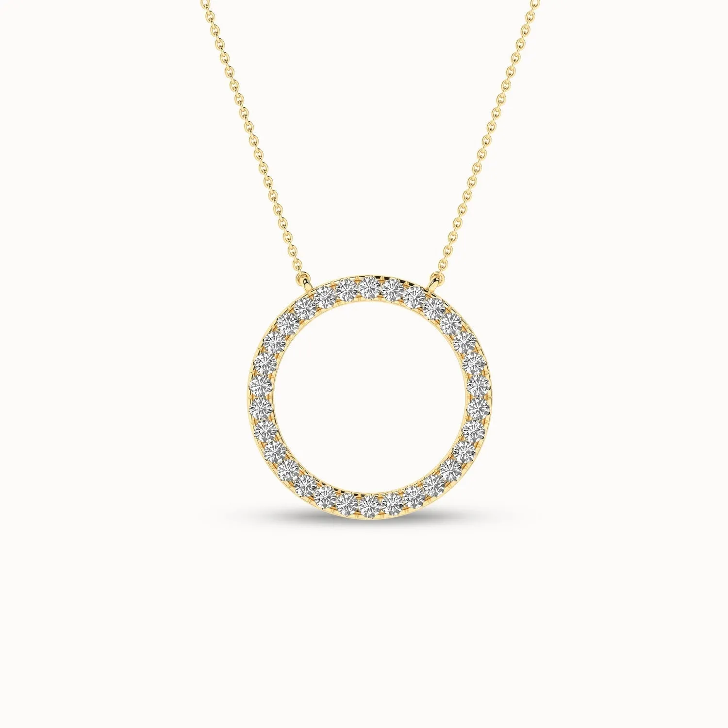 Circular Silhouette Necklace