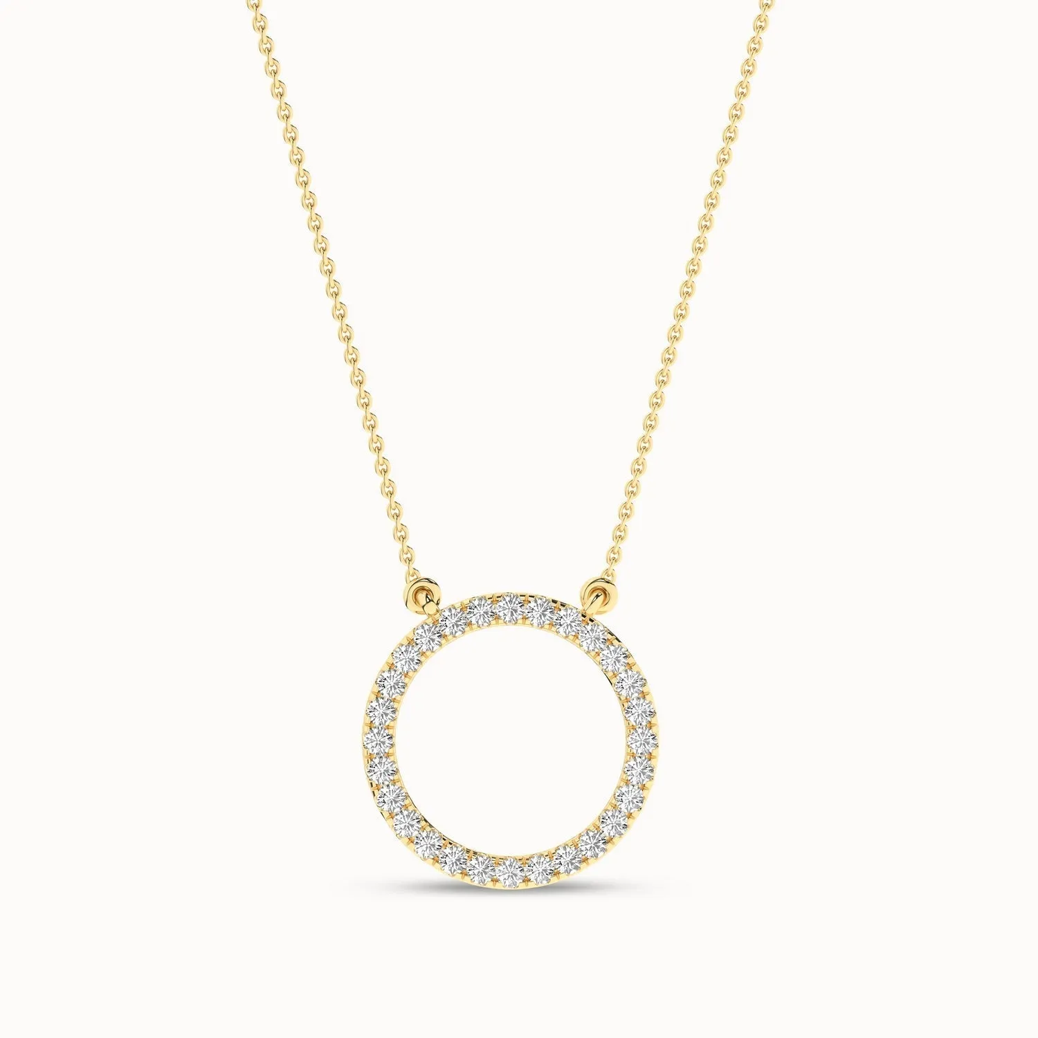 Circular Silhouette Necklace