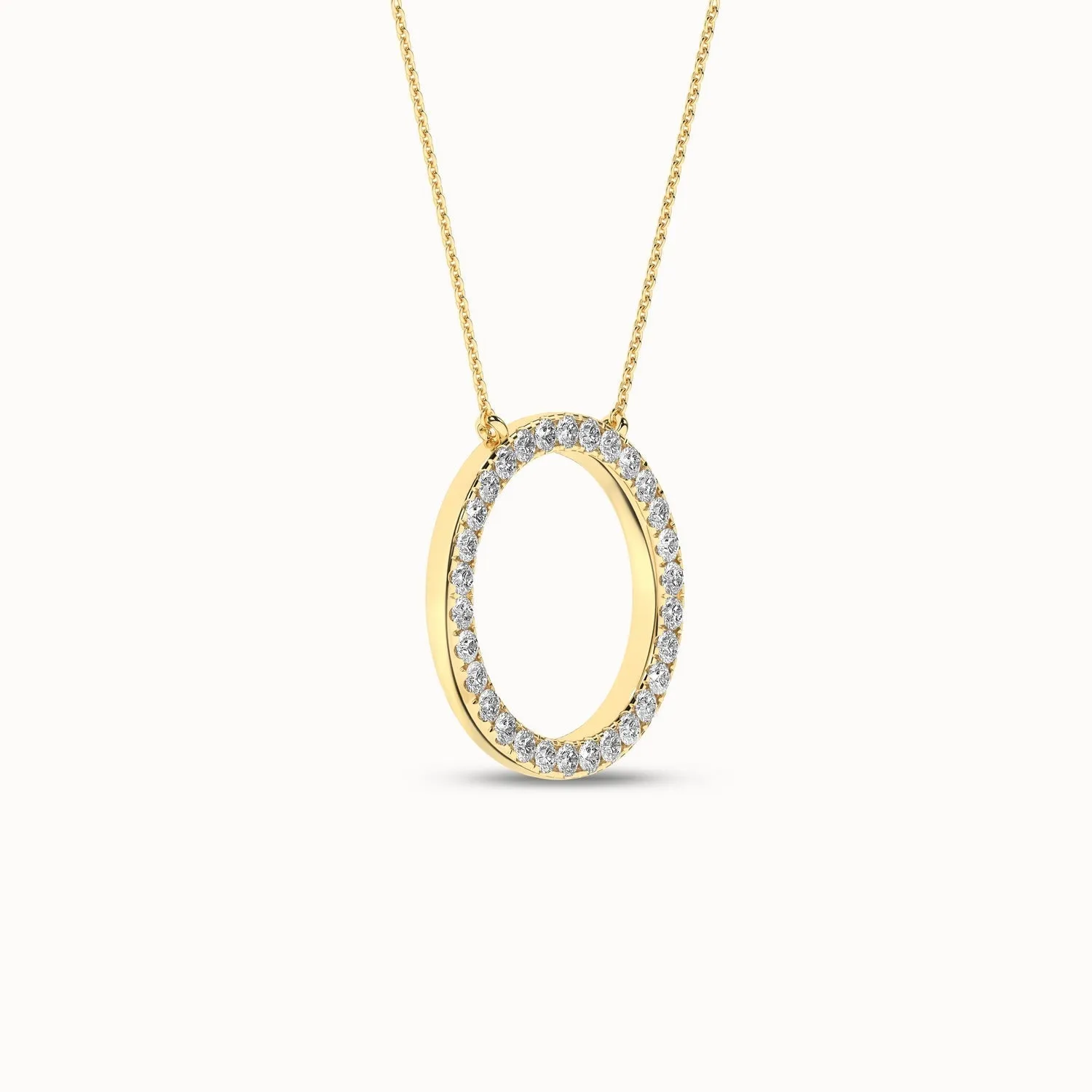 Circular Silhouette Necklace