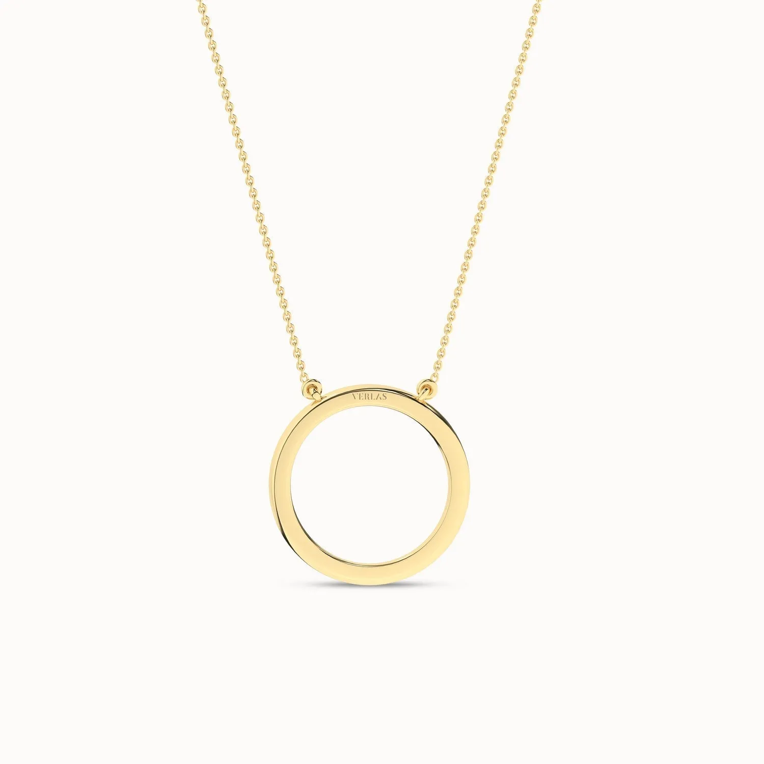 Circular Silhouette Necklace