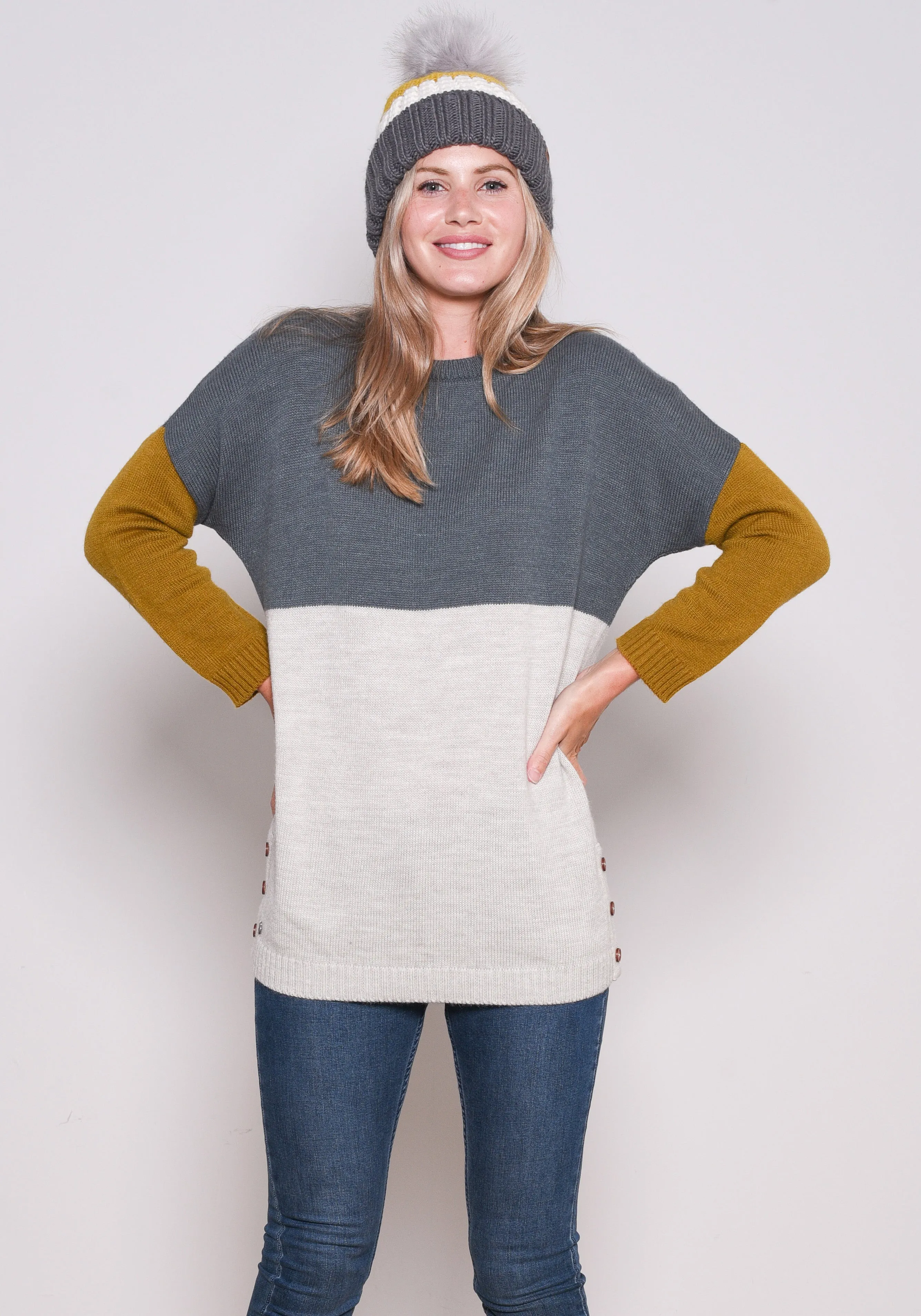 Colour Block Jumper