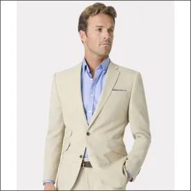 Constable Tailored Fit Natural Linen Mix 2 Piece Suit from Brook Taverner>