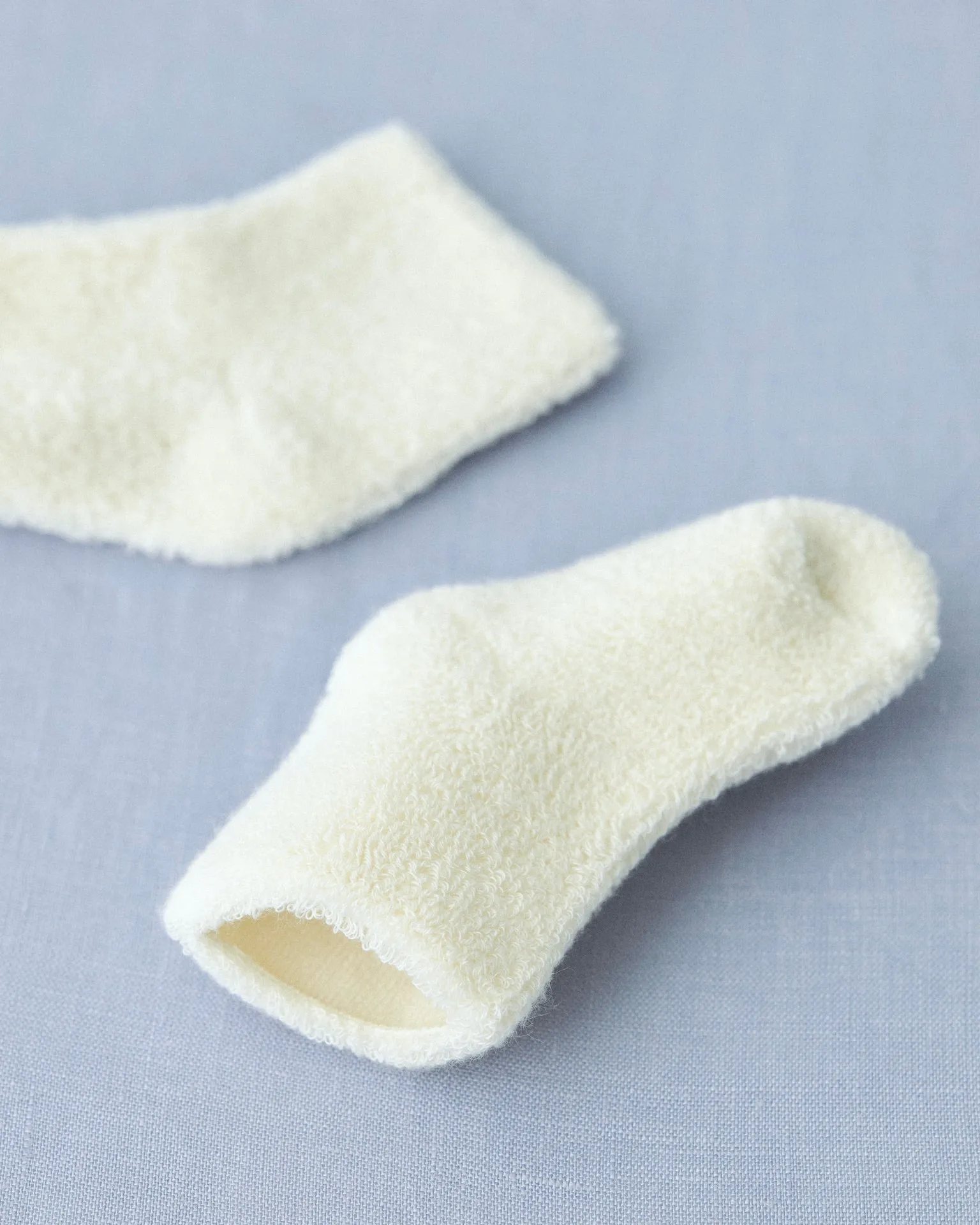 Cotton Baby Socks: Ivory