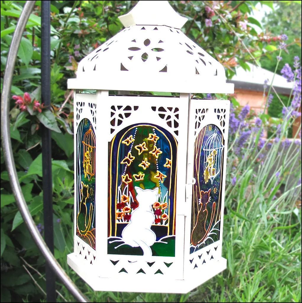 Cute Cat Moroccan Lantern