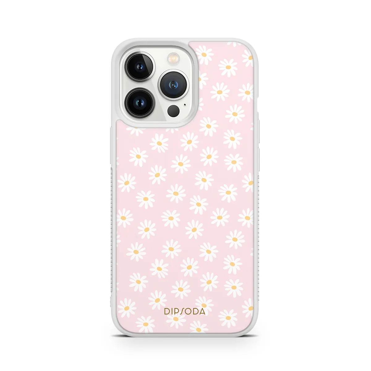 Cute Daisies Rubber Phone Case