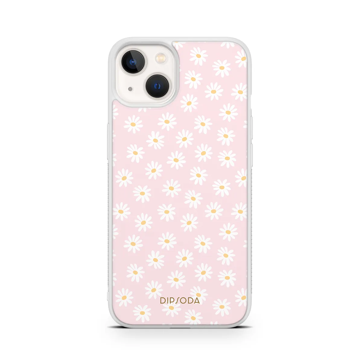 Cute Daisies Rubber Phone Case