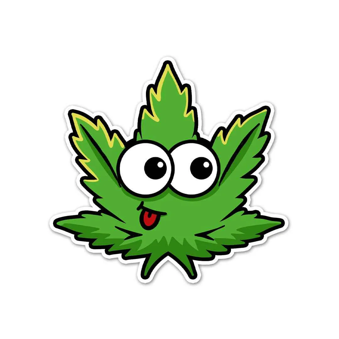 Cute Weed Sticker