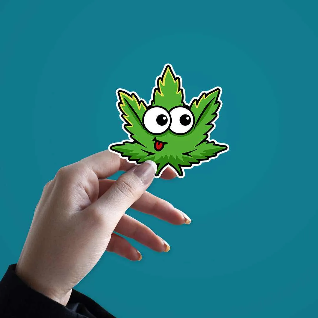 Cute Weed Sticker