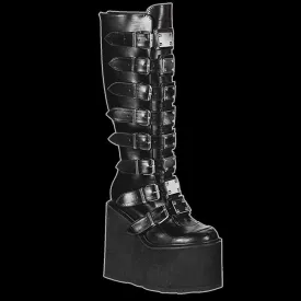 Demonia - Swing 815 Black Vegan Leather