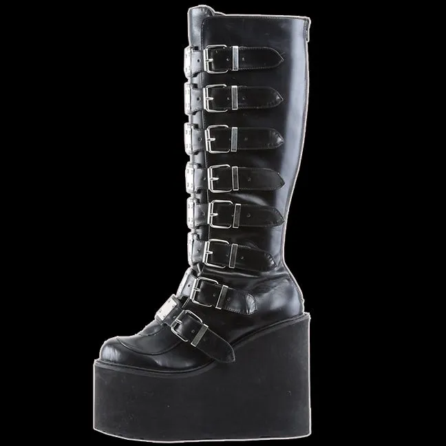 Demonia - Swing 815 Black Vegan Leather