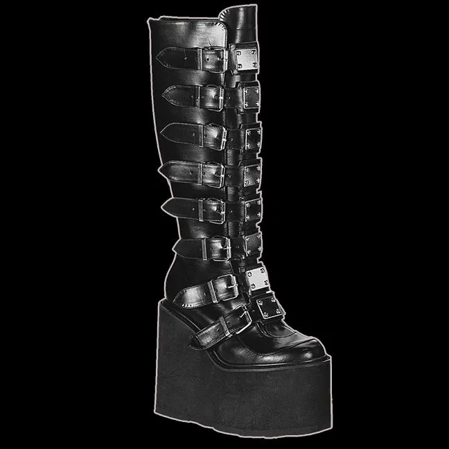 Demonia - Swing 815 Black Vegan Leather