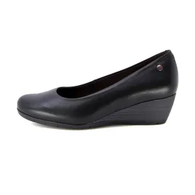 Dew Lux Black Extra Wide Fit Wedge