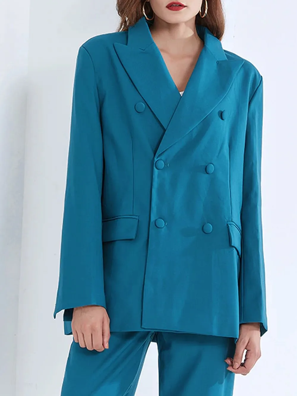 Drawstring Oversized Pantsuit