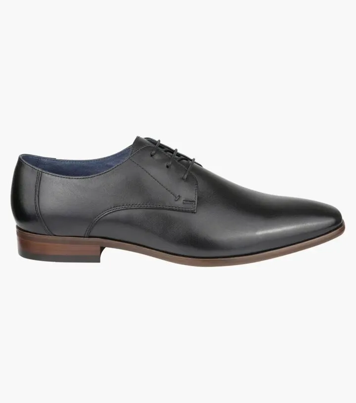 Flex Smart Plain Toe Derby - Black | Tan