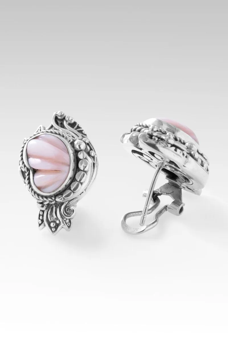 Graceful Flight Earrings™ in Pink Mother of Pearl