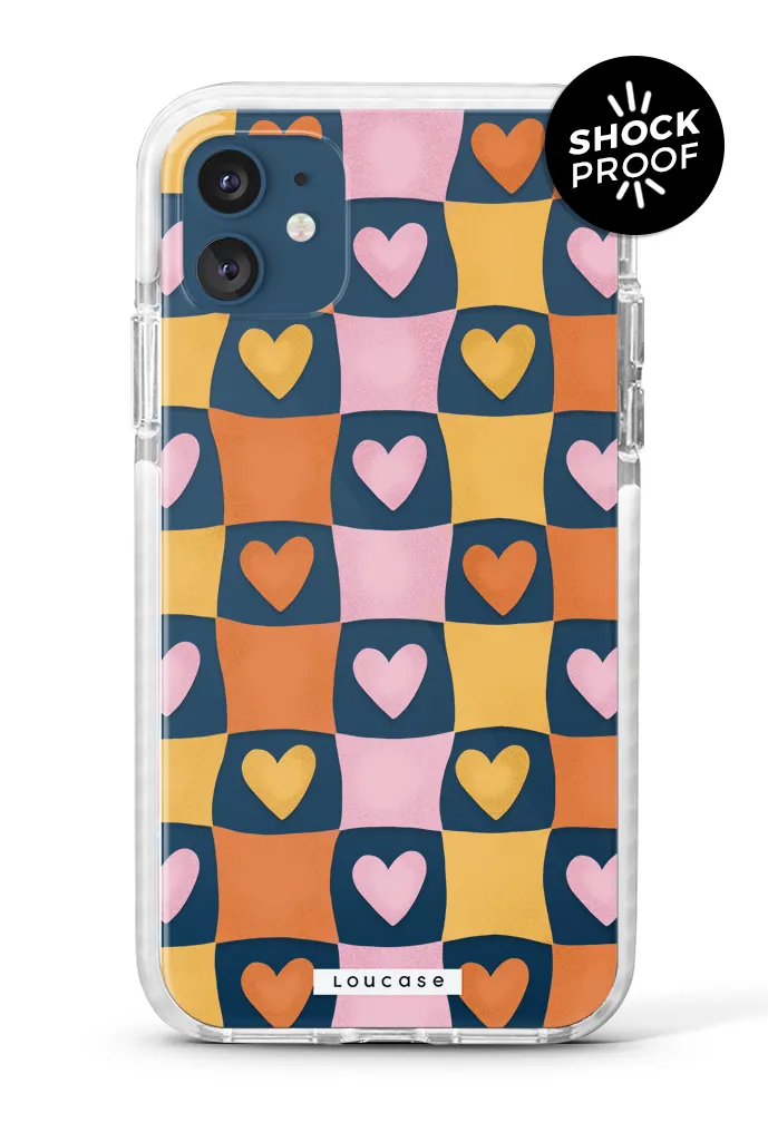 Heart Plaid - PROTECH™ Special Edition Tangy Love Collection Phone Case | LOUCASE