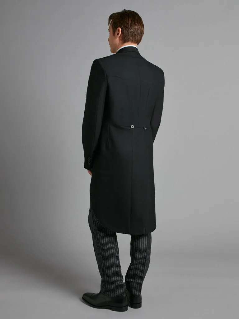 Herringbone Morning Coat - Black