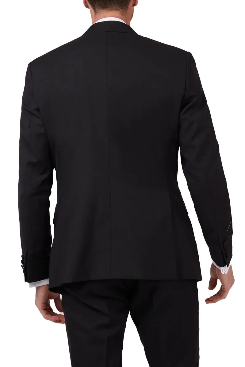 Jeff Banks Black Regular Fit Dinner Jacket