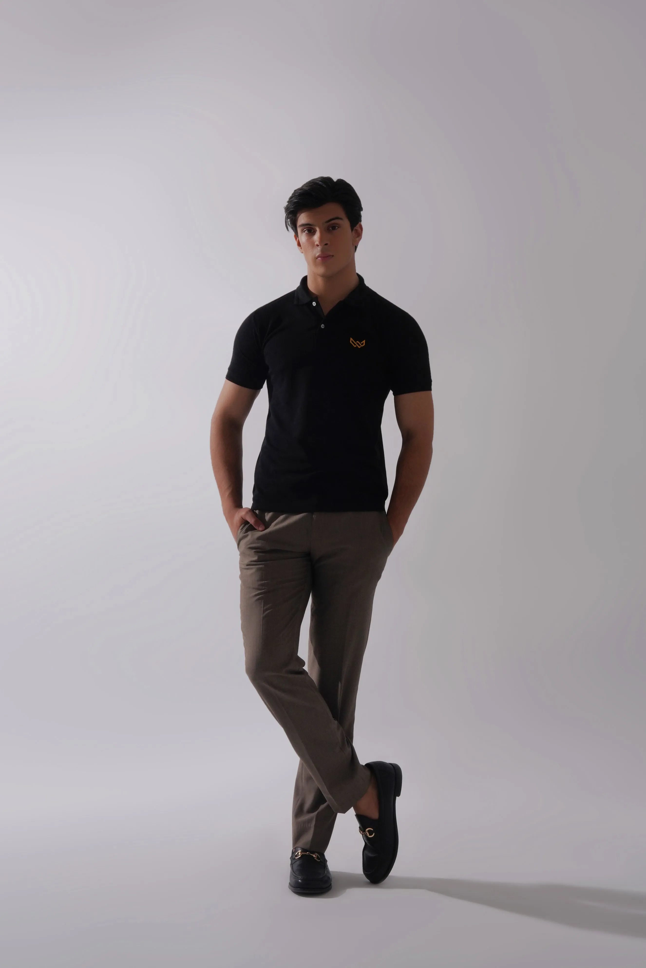 Jet Black Basics Polo