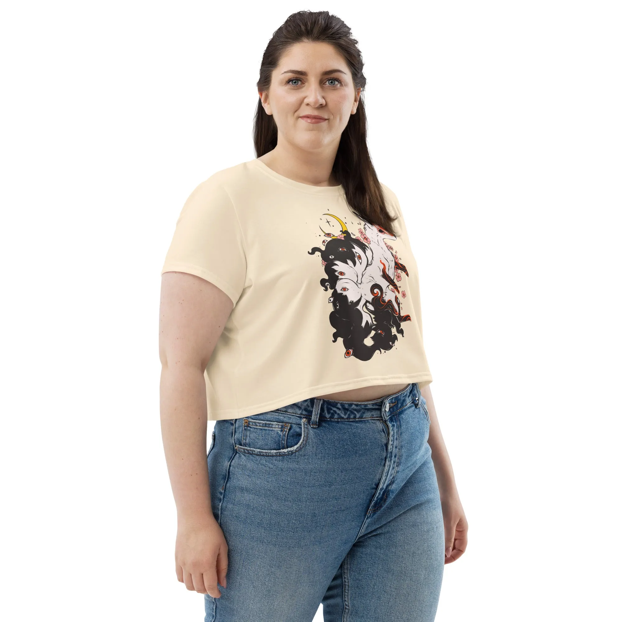 Kitsune, Sublimation Crop Top