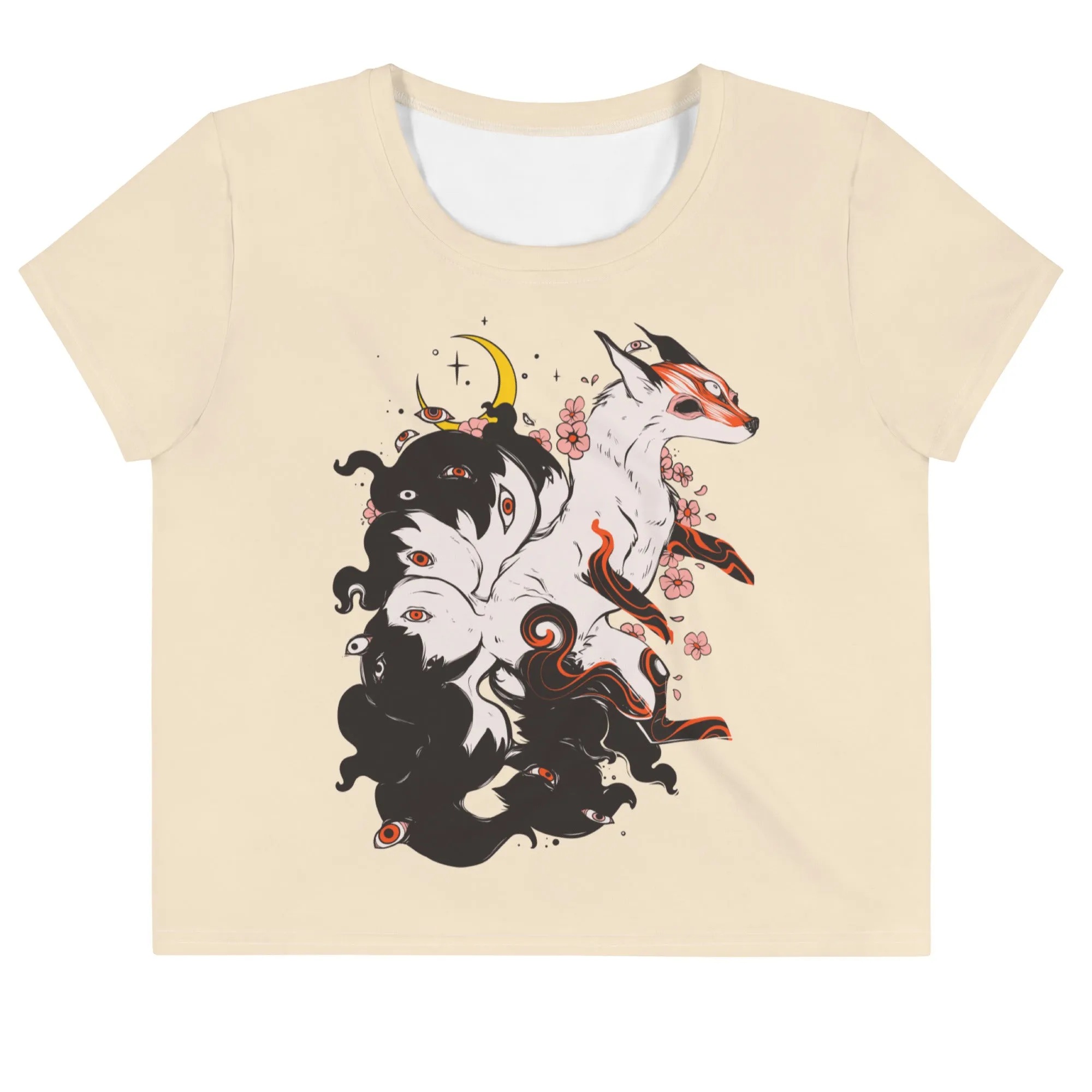 Kitsune, Sublimation Crop Top