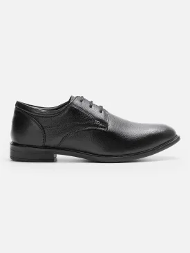 Men's Black Round Toe Lace Up Formal (ID6023)