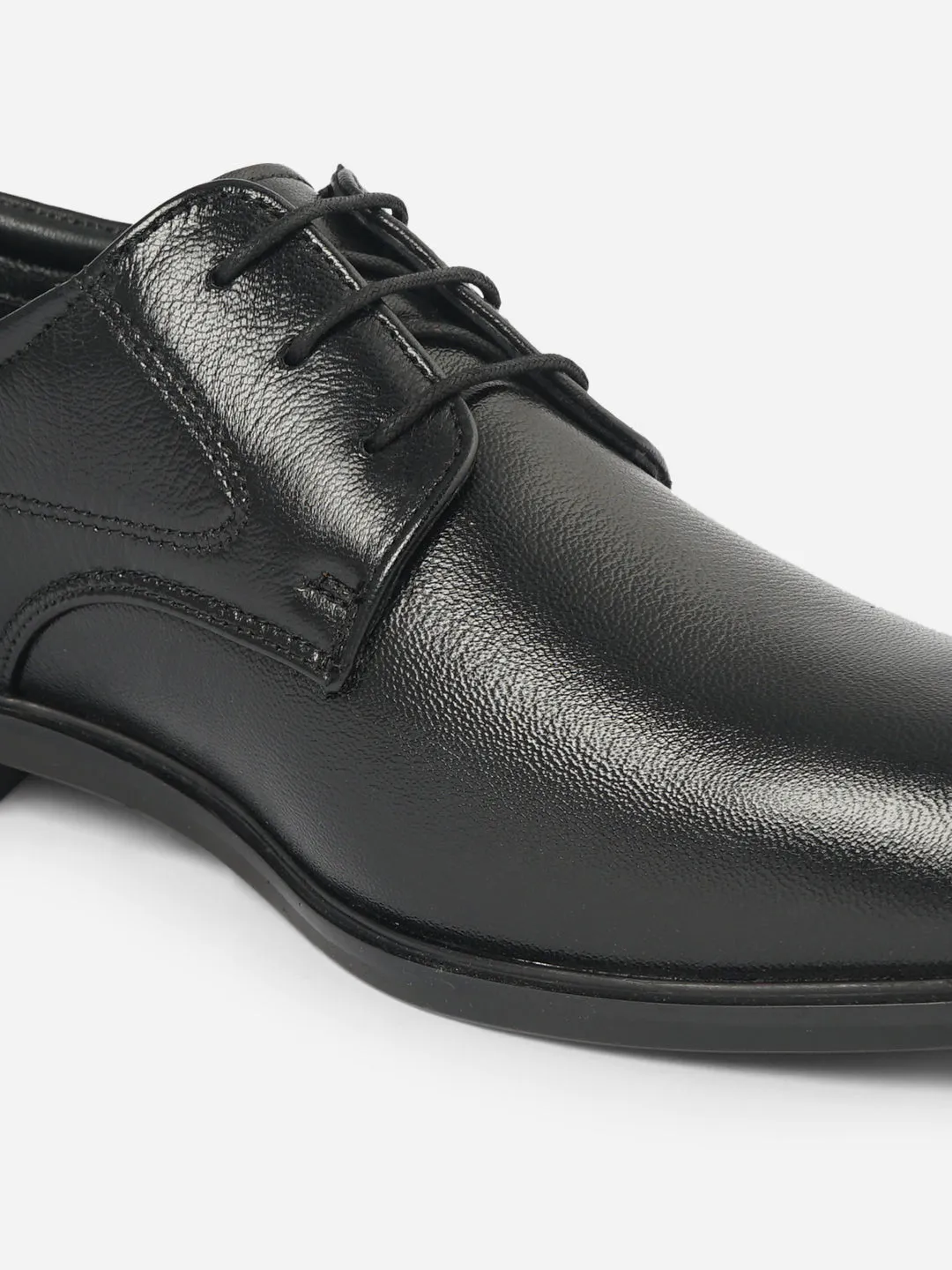 Men's Black Round Toe Lace Up Formal (ID6023)