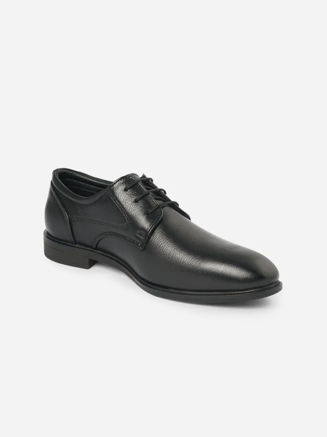 Men's Black Round Toe Lace Up Formal (ID6023)