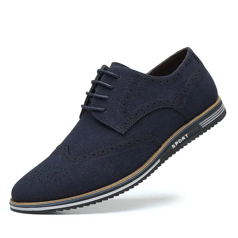 Men's Casual Wingtip Office Walking Derby Shoes