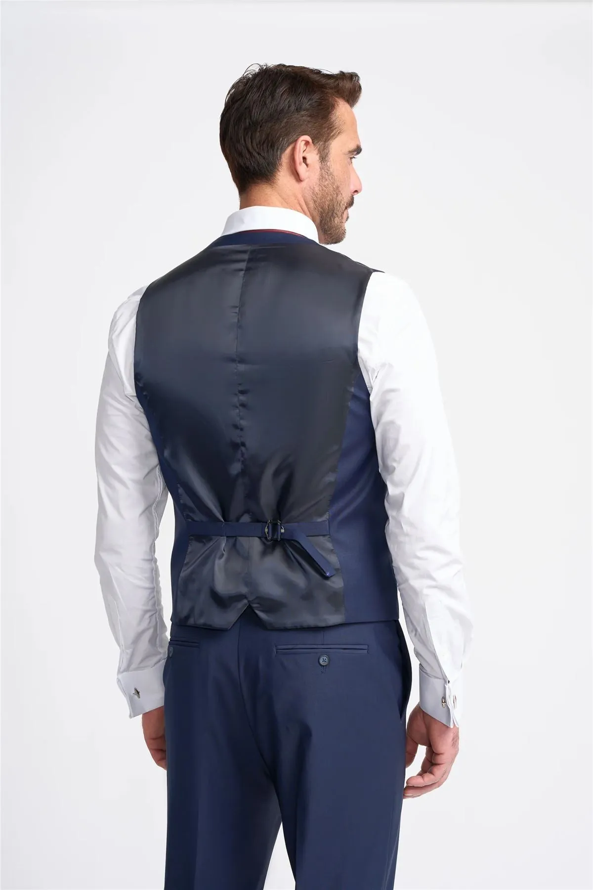 Men's Waistcoat Navy Blue Tailored Fit Vest