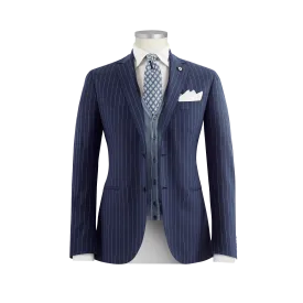 MODERN PINSTRIPE SUIT IN WOOL