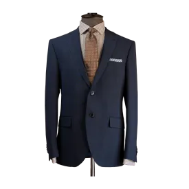 MOULINÉ WINDOWPANE SUIT IN BLUE