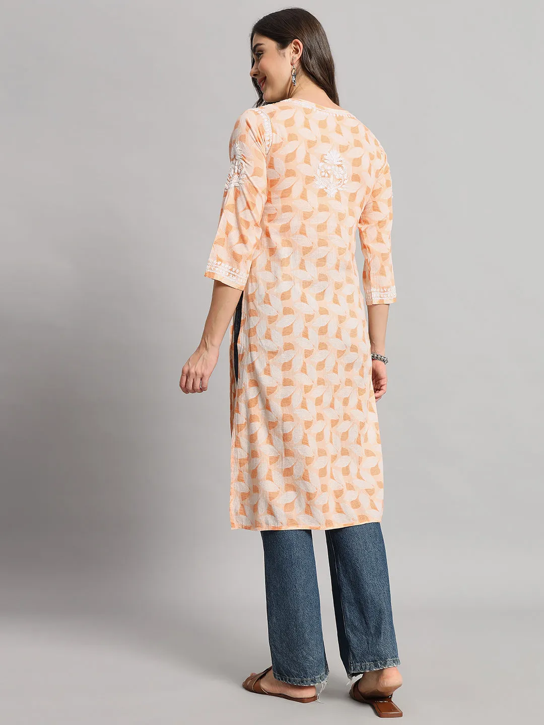 MULMUL PRINTED KURTI