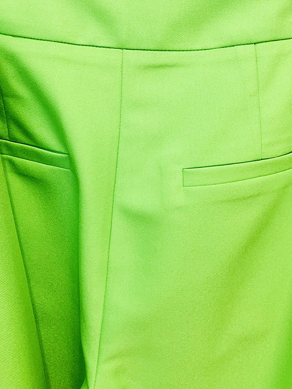 NAOMA Blazer & Flared Pants Set in Neon Green