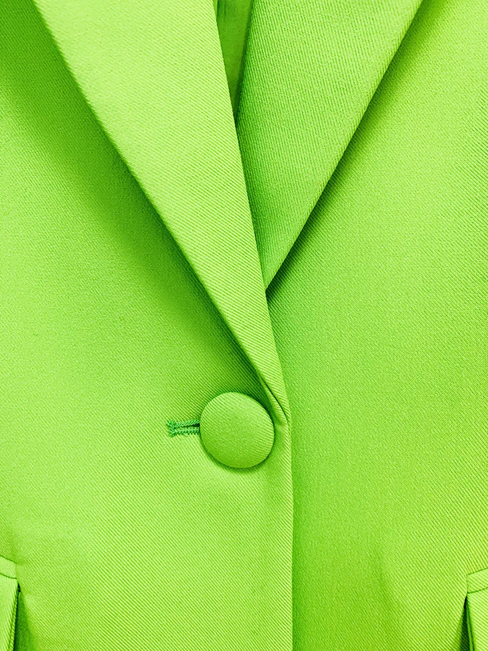 NAOMA Blazer & Flared Pants Set in Neon Green