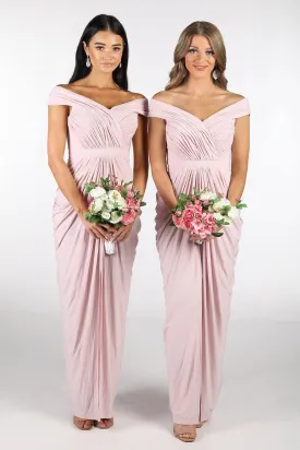 Olivia Bridesmaids Dress - Dusty Pink (XS - Clearance Sale)