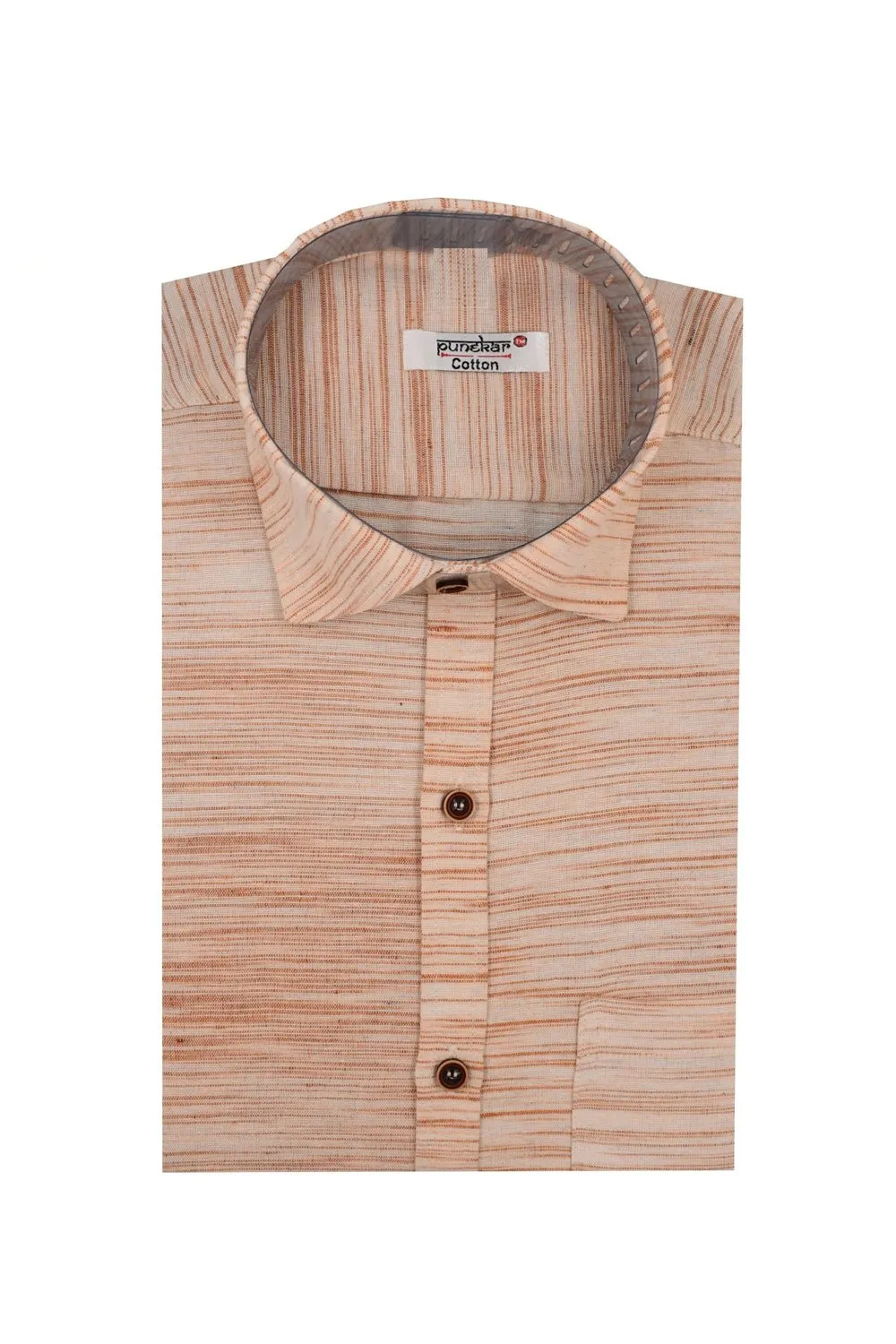 Punekar Cotton Multi Color Pure Cotton Handmade Formal Shirt for Men's.