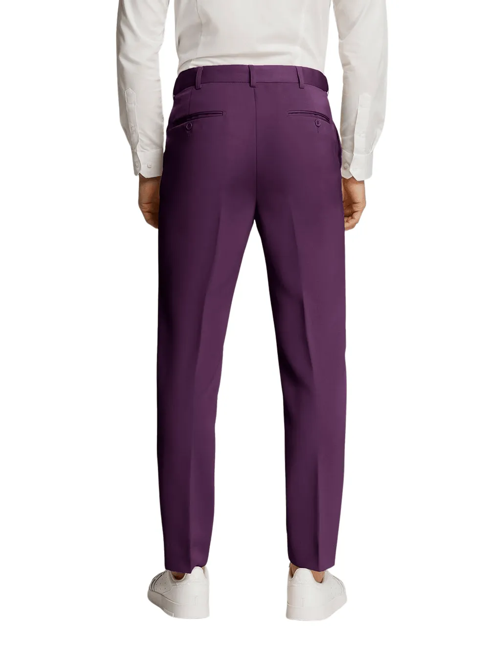 Purple Microfiber Pants