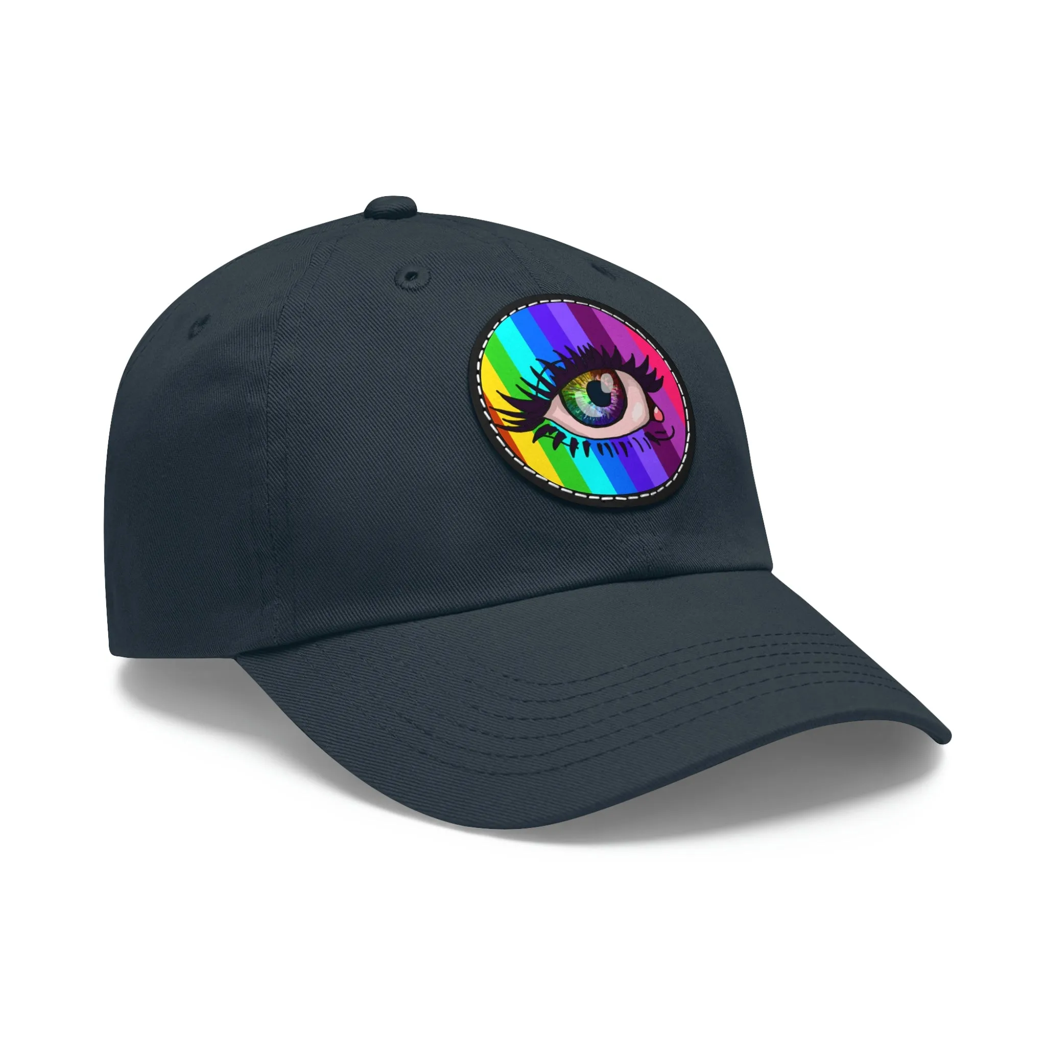 Rainbow Eye Patch Hat