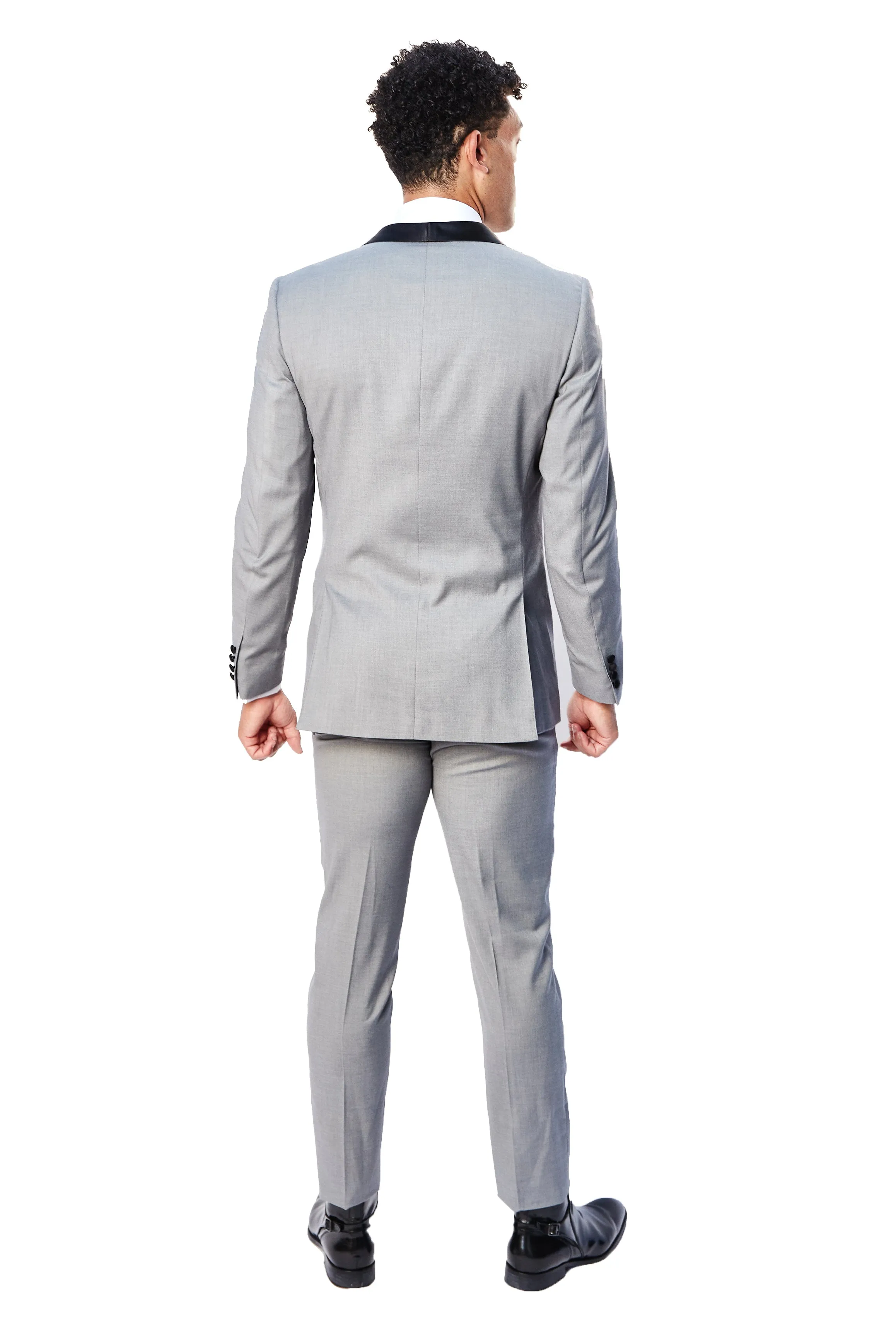 Stretch Tuxedo-Light Grey