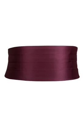 Wine Burgundy Cummerbund - Brand New